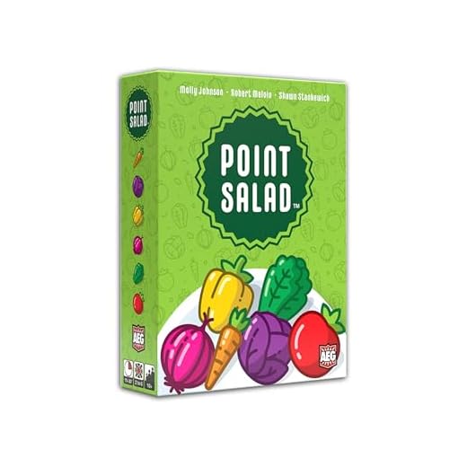 AEG Alderac Entertainment | Point Salad | Gioco Di Carte, Card Drafting Standalone, Oltre 100 Modi Per Fare Punti, Carte Fronte Retro, Strategia Per Famiglie | 2 To 6 Giocatori | 15 To 30 Min