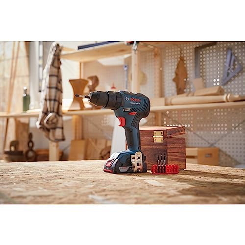 Bosch Gsb18V-490B12 18V Ec Brushless 1/2 In. Hammer Drill/Driver Kit With (1) 2.0 Ah Slimpack Battery #TOP4