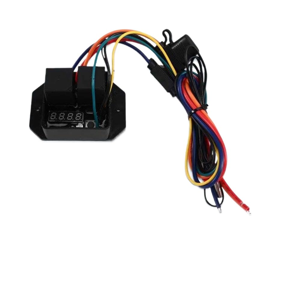 Digital Radiator Fan Controller with Adjustable Temperature Range for Automotive Cooling Systems