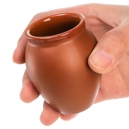 Kingrol Mexican Cantaritos De Barro Pottery Shot Glasses thumb #3