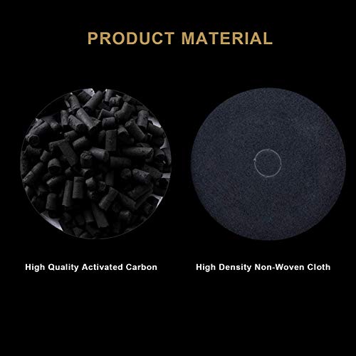 Mcbon Range Hood Charcoal Filter, Charcoal Filter For Range Hood, For Ventless/Ductless Range Hood Insert, Easy Tool-Free Installation, For Mcbon Ie71, Ie71-Black, Te77, Filter-1 #TOP3