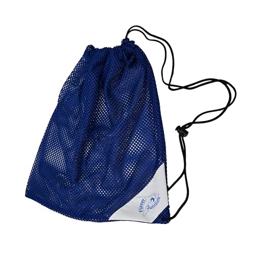 Flipper SwimSafe 1001 - Bolsa de natación en azul, permeable al aire y a la humedad, aprox. 49 x 39 cm grande, bolsa de red ultraligera para transportar bañadores
