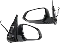 Vista 6 de Espejo de puerta para Toyota Tacoma 2016 17 18 19 20 2021 lado del conductor Potencia Calentado Con luz de señal Pintura a juego Reemplazo