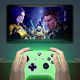 HLRAO Controller Skins Silicone Grip Glow in the Dark Protective Case for XBox OneS/X Controller + 6 Grips Accessories Glow in the Dark. - Image 2