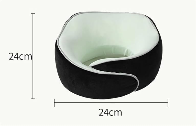 Neck-Supporting Pillow Travel-Friendly Portable with Storage Function