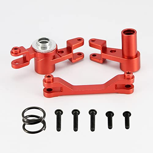 Servo saver en alliage RCAWD rouge pour éliminer le jeu de direction Traxxas UDR