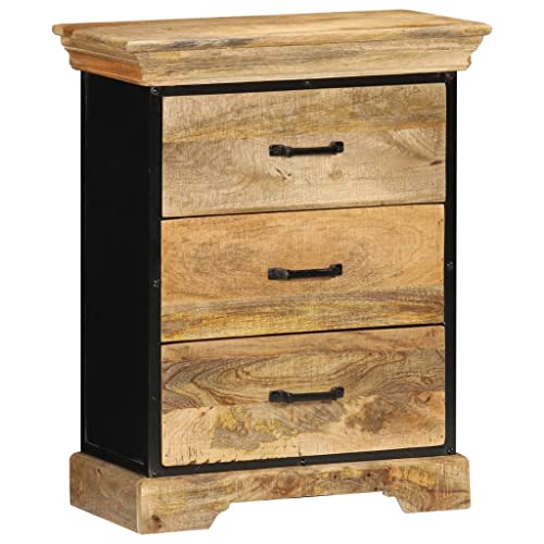 Bigbarley Drawer Storage Organizer,Filing Storage File Cabinet,For Home Office,Chest Of Drawers 23.6"X11.8"X29.5" Solid Mango Wood #TOP3