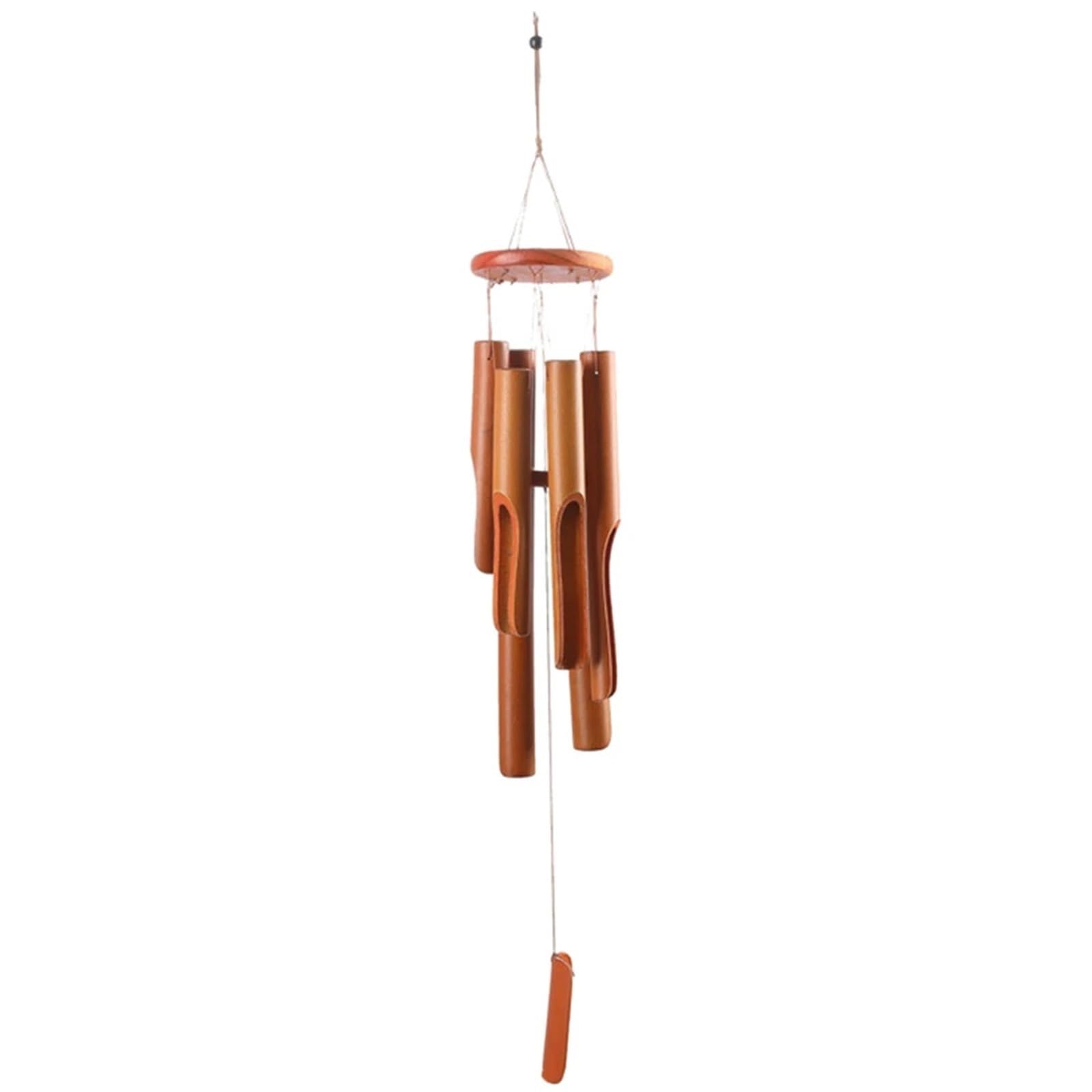 Carillon éolien en Bambou, décoration de Patio, Carillon éolien de Jardin, Ornement Suspendu, Cloche à Vent de Cour, décoration de Maison(A)