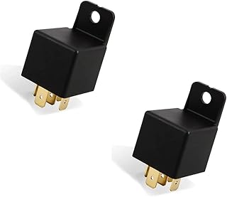 2-Pack Starter Relay - Compatible with Harley Davidson Touring, Road Glide, Electra Glide, Street Glide, Road King, Softail, Dyna 1991-2008 - Replaces 31504-91A 31504-91B