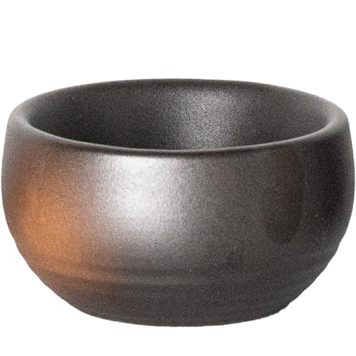 Ceramic Arte (セラミックアルテ) 仏具 備前吹き 香炉 (直径約7.5×H4.2cm) 日本製 小さめ ミニ仏具 陶器 仏壇 仏様 お花 お供え