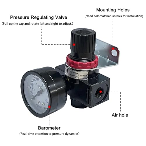 Vanne de régulation de pression pneumatique BR4000 PC12-04 haute durabilité