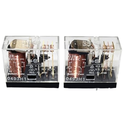 Relais G2R-1 24VDC 5PIN 10A 250VAC lot de 50 pièces pour circuits imprimés