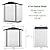 Patiowell 6x4 FT Outdoor Storage Shed, Garden Tool Storage Shed with Sloping Roof and Double Lockable Door, Outdoor Shed for Garden Backyard Patio Lawn,White