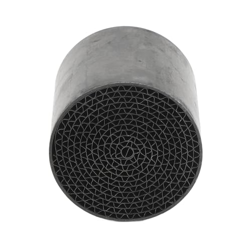 Aramox Auspuffrohrkatalysator, Edelstahl Auspuffrohr-Katalysator, Universal Motorrad Motorrad Katalysator Verbindungsrohr (48 * 50mm)