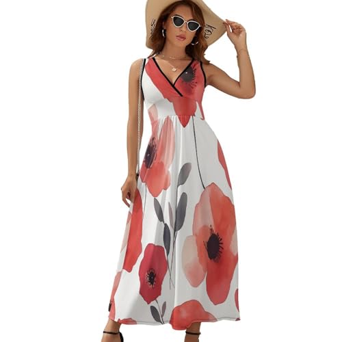 Robe de vacances sans manche légère pour rester fraîche sous le soleil