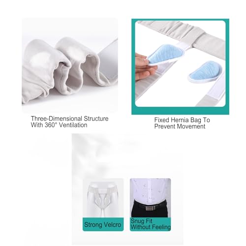 Cinturón para Hernia Inguinal, Unisex, Ajustable miniatura 3