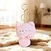 sparkleing Cat Keychain, Kawaii Key Chains for Women Men, Cute Bag Charm for Girls Boys, Pink Adorable Pendant Gifts for Crossbody Backpack Purse Handbags Tote Bags Car Keys