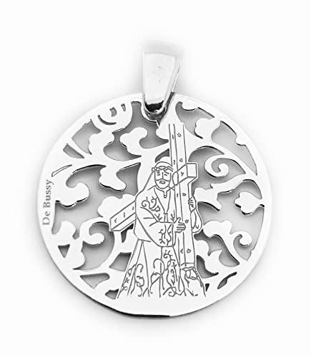 Médaille Christ Notre Père Jésus en Argent Ley® pour collier
