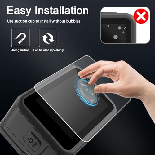 Image of VERTUS Premium Tempered Glass Screen Protector for GoPro Hero13 (Main Screen Protectors + Secondary Screen Protectors + Lens Protectors)