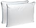 Perfect Fit Firm Density Queen Size 233 Thread-Count Quilted Sidewall Pillow 2 Pack, White