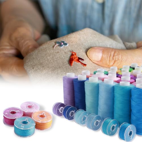 Set de hilos de coser de poliéster 72 piezas 36 colores miniatura 5