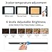 TOHETO A4 Light Board for Diamond Painting, Super Bright Magnetic Light Pad with Side Buttons, Lightbox for Tracing and Drawing, Corded Light Table for Sketching, Animation, Weeding Vinyl (Black)