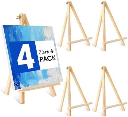 ESRICH Wood Tabletop Easel 11.8 Inch 4-Pack – Kids view 8
