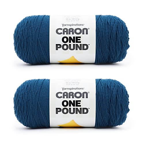 Image of Caron One Pound Ocean Yarn - 2 Pack of 454g /16oz - Acrylic - 4 Medium (Worsted) - 812 Yards - Knitting /Crochet