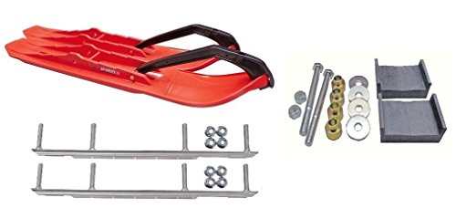 C&A Pro Red XCS Snowmobile Skis w/ 9