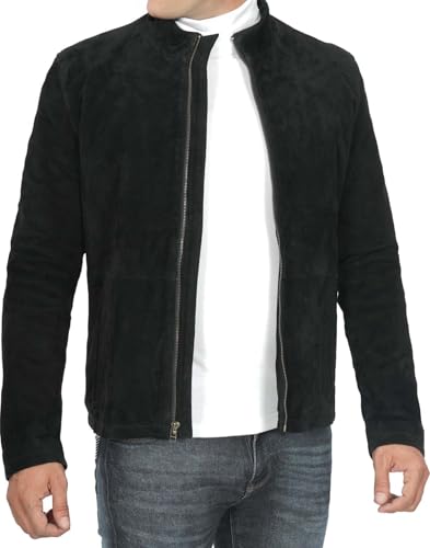 Decrum Suede Leather Jacket Men – Casual Real Lambskin Leather Jacket for Mens2