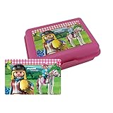 QUALITÄT: Das offiziell lizenzierte Playmobil Merchandise Produkt ist eine erstklassige Lunchbox aus robustem Polypropylen und hat die Maße 17,5 x 12,8 x 6,9 cm.
