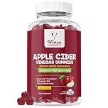 Apple Cider Vinegar Gummies with Mother 1000mg - 120 Vegan Gummies with Folic Acid, Vitamin B12, Beetroot and Pomegranate Powder - Natural Apple Flavour - 60 Day Supply, Non-GMO, Gluten Free