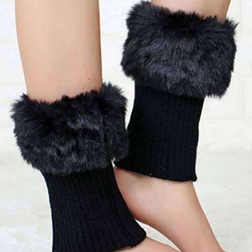 Calcetines para botas de mujer con piel sintética pack de 4 3