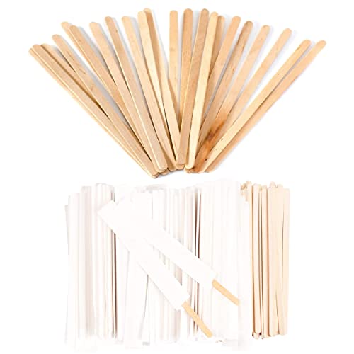 1000 Paletinas de Café, Varillas de Madeira Biodegradables Cover