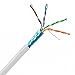 ACCL 1000ft Cat5e STP Ethernet Cable, Solid, Pullbox, 24 AWG, Pure Copper, White, 1pk
