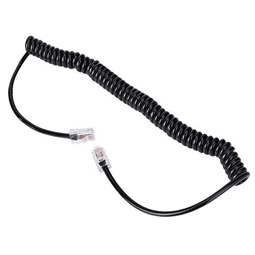 RJ45 8 Pin Mikrofon Anschlusskabel, Ersatzmikrofone Mikrofonkabel Kabel Draht, Handmikrofon HM-98 HM-133 Kabel für Walkie Talkie