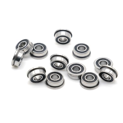 Roulement à bride MF105 2RS 5x10x4mm étanche pour imprimante 3D et modélisme, lot de 10 pièces