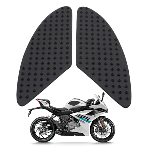 2 autocollants antidérapants universels en caoutchouc de réservoir de Moto, protection...