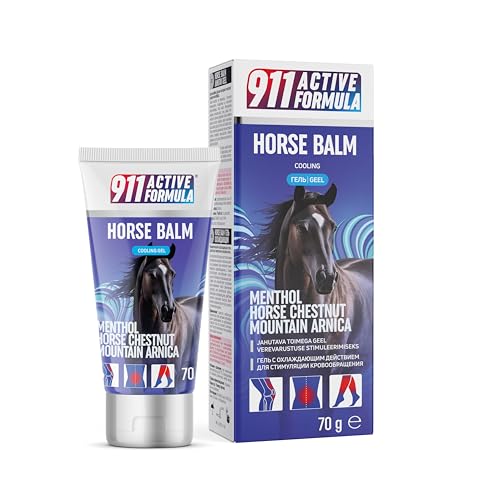 911 ACTIVE FORMULA Horse Balm Cooling Gel for Blood Circulation, 70ml