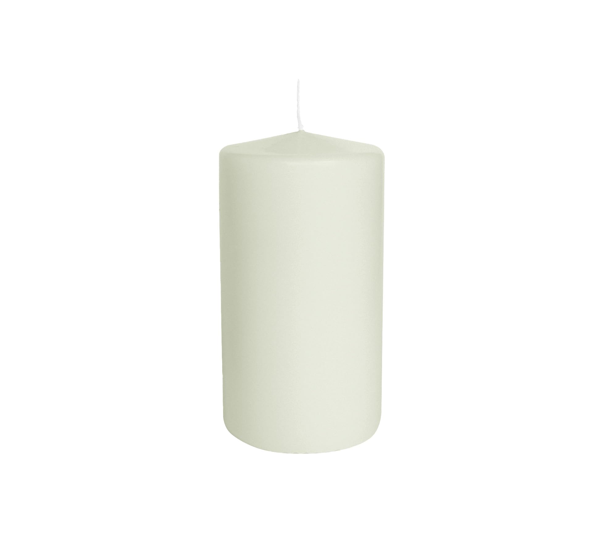 Cereria Di Giorgio - 25 Candele Cero - Diametro 6 cm Altezza 10 cm - Colore panna - Durata 48 ore - Confezione risparmio