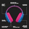 Logitech G435 Lightspeed y Bluetooth Audífonos Gamer Inalámbricos - Audífonos Over-Ear Ligeros con Micrófonos Integrados, Batería de 18h - Azul (Reacondicionado) 6