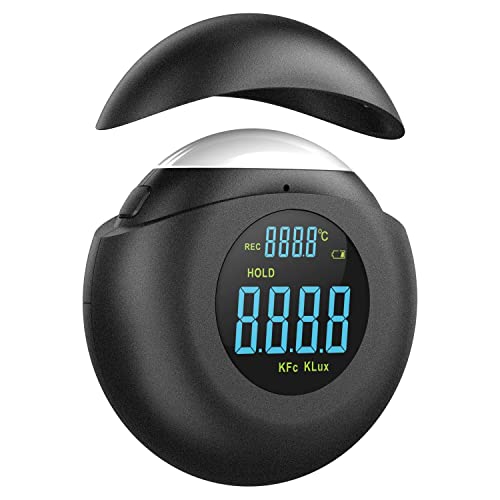 ミニ デジタル照度計・C-Timvasion 温度計&照度計一体化 最大200,000Luxまで計測可 多彩LCD画面 輝度測定 撮影 植物育成 視力ための照明管理 研究実験 工場などに活躍