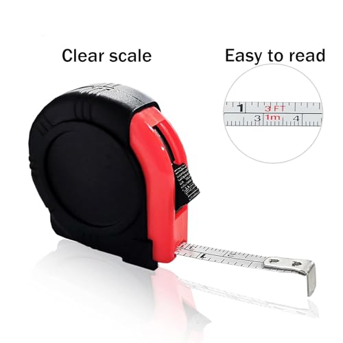 Cinta Métrica Mini Retráctil 1m con Llavero 5 Unidades miniatura 2