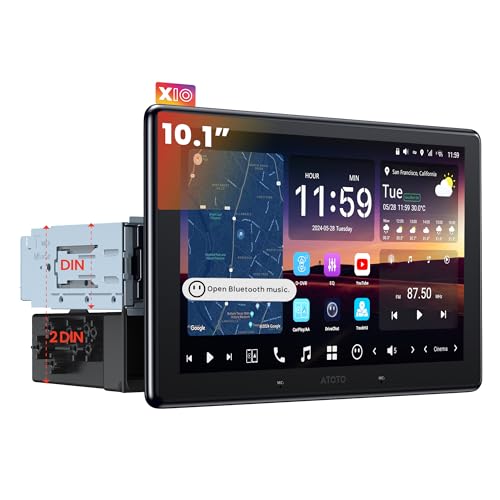 Amazon.co.jp: ATOTOZONE X10 Android カーナビ、8G+128G 1 DINカー