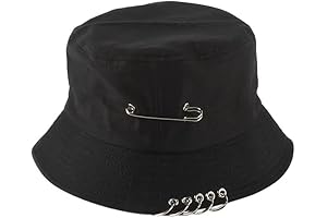 Chic Unisex Bucket Hat Sunhat Aesthetic - Bonnie Caps Summer Packable with...