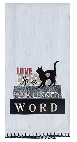 18Th Street Gifts Cat Kitchen Towels, Set Of 3 Embroidered Dish Towels And Dishwasher Magnet - Cat Kitchen Accessories #TOP3