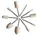 10 Pcs 1/8 Shank Wool Grinding Head Felt Buffing Polishing Grinding Wheels for Dremel Rotary Tools