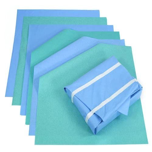 NABH Sterilization SMS Non Woven Wrap Paper Medical Crape Paper