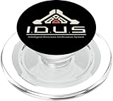 Futuristic IDUS Sci-Fi AI Symbol Pragmata System Game Design PopSockets PopGrip for MagSafe