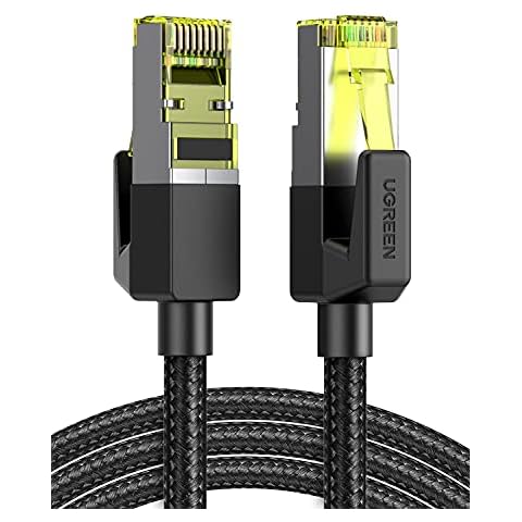 Cable Ethernet UGREEN Cat 7 Nylon Trenzado 10Gbps 600MHz 5m Cover